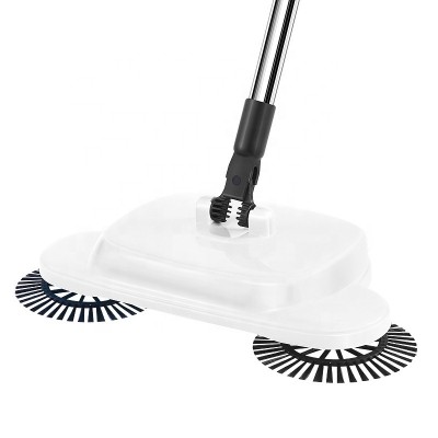 Free Sample Household 360 Degree Telescopic Hand Push Sweep Hand-propelled Lazy Spin Broom